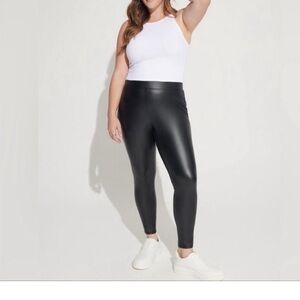 Torrid‎ Black Faux Leather Leggings